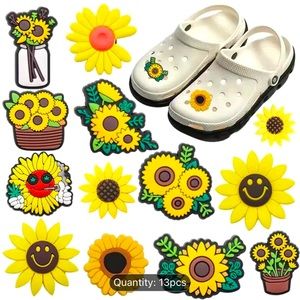 Sunflower Shoe Charms | Croc Charms & Jibbitz